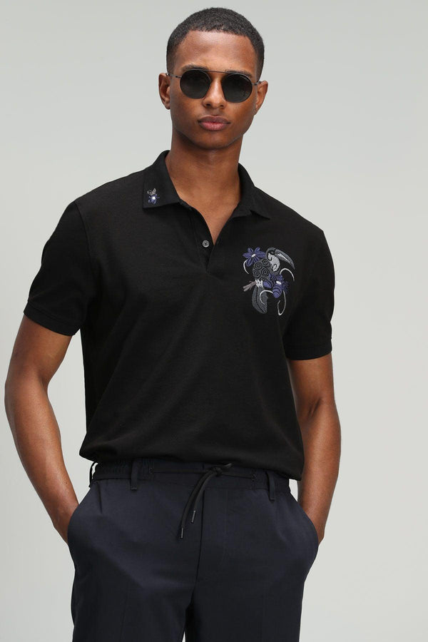 The Classic Black Cotton Polo: Timeless Style for Men - Texmart