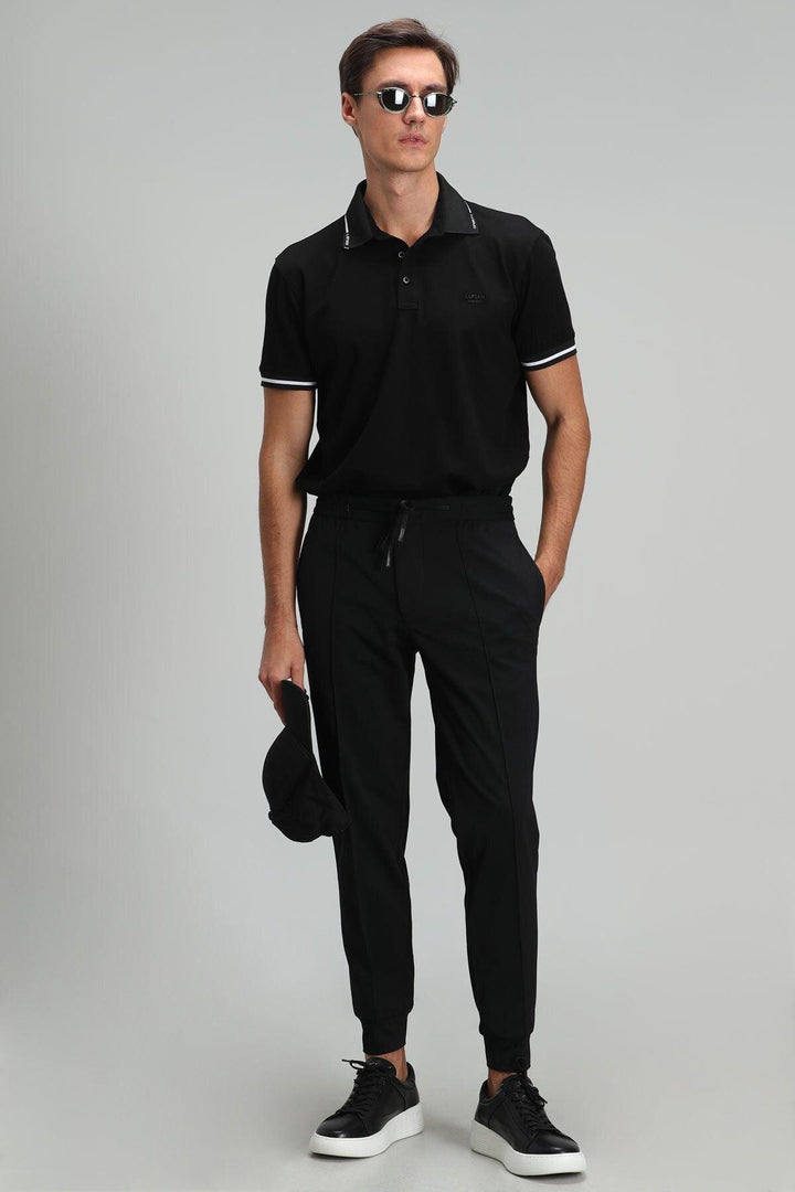 The Classic Black Essential Polo Shirt for Stylish Men - Texmart