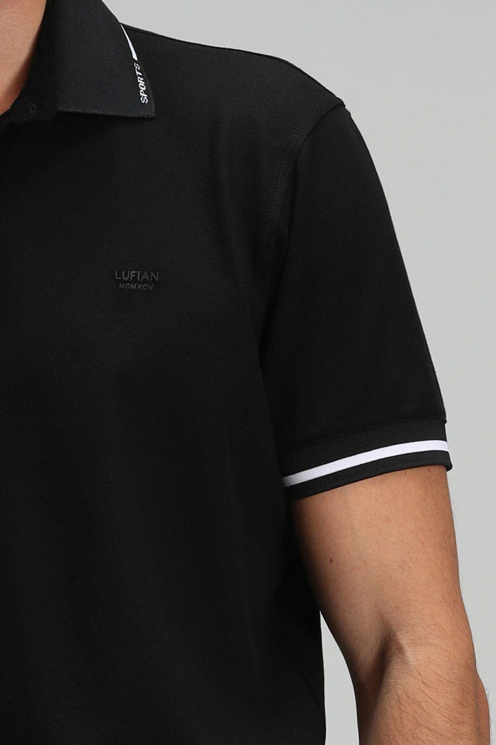 The Classic Black Essential Polo Shirt for Stylish Men - Texmart