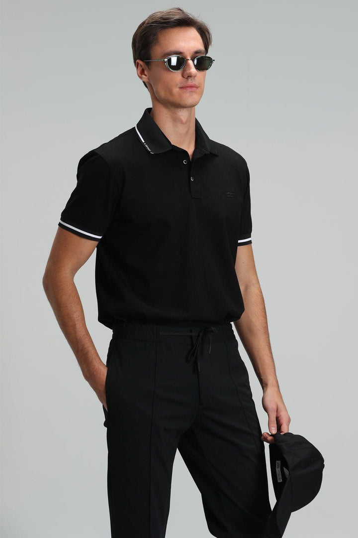 The Classic Black Essential Polo Shirt for Stylish Men - Texmart