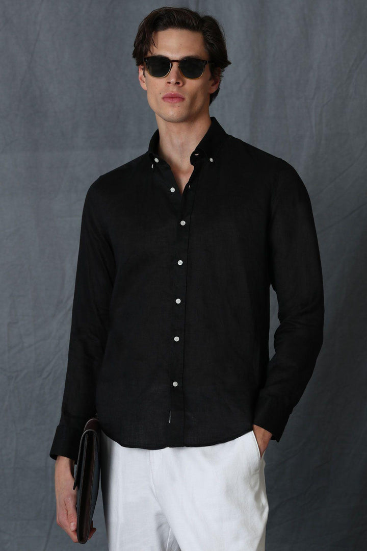 The Classic Black Linen Shirt for Men - Unmatched Comfort and Timeless Style - Texmart