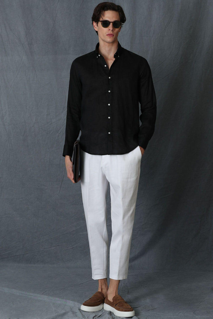 The Classic Black Linen Shirt for Men - Unmatched Comfort and Timeless Style - Texmart