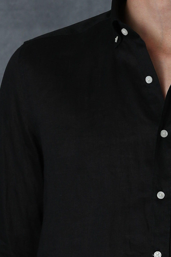 The Classic Black Linen Shirt for Men - Unmatched Comfort and Timeless Style - Texmart