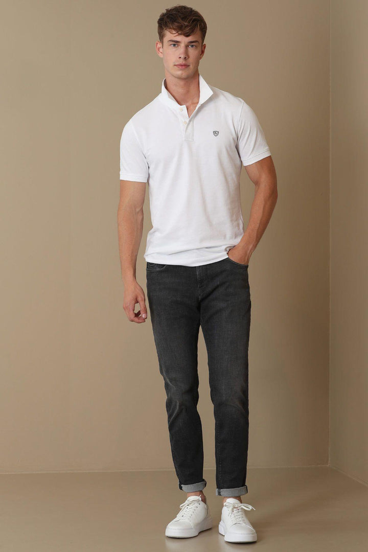 The Classic Black Slim Fit Smart Jean Trousers for Men - Timeless Style and Unmatched Comfort! - Texmart