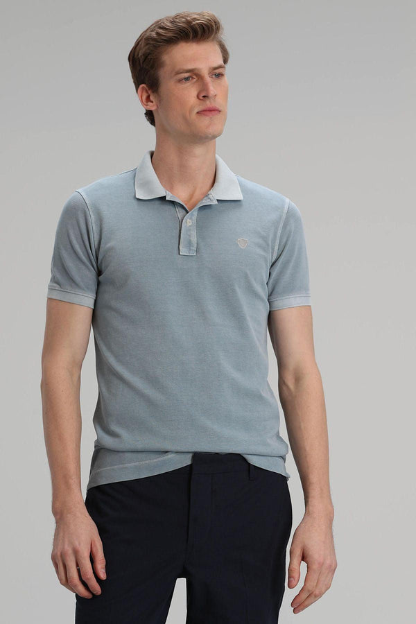 The Classic Blue Cotton Polo Shirt for Men - Versatile Style and Unbeatable Comfort! - Texmart