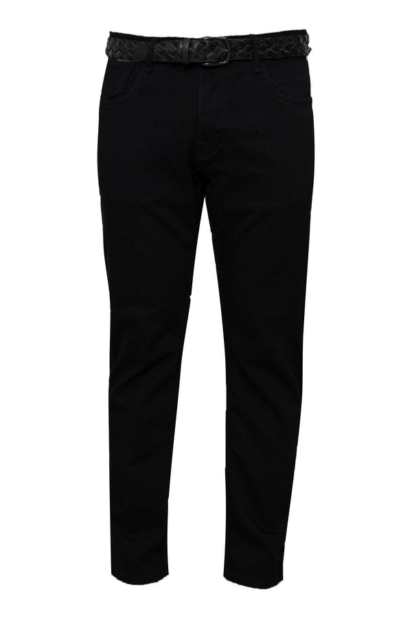 The Classic Comfort Black Denim Trousers for Men - Texmart