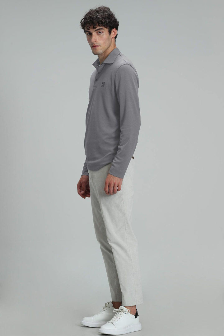 The Classic Comfort Polo: A Timeless Men's T-Shirt in Beige - Texmart