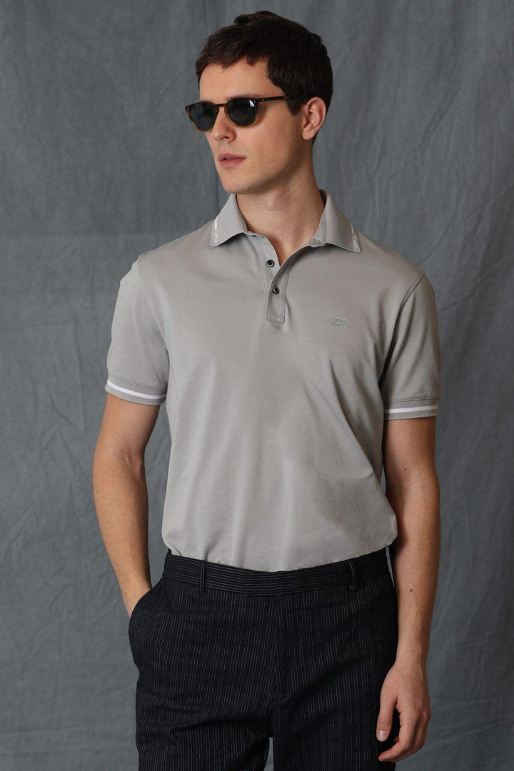 The Classic Elegance Men's Polo Shirt - Timeless Beige Comfort with a Smart Twist - Texmart