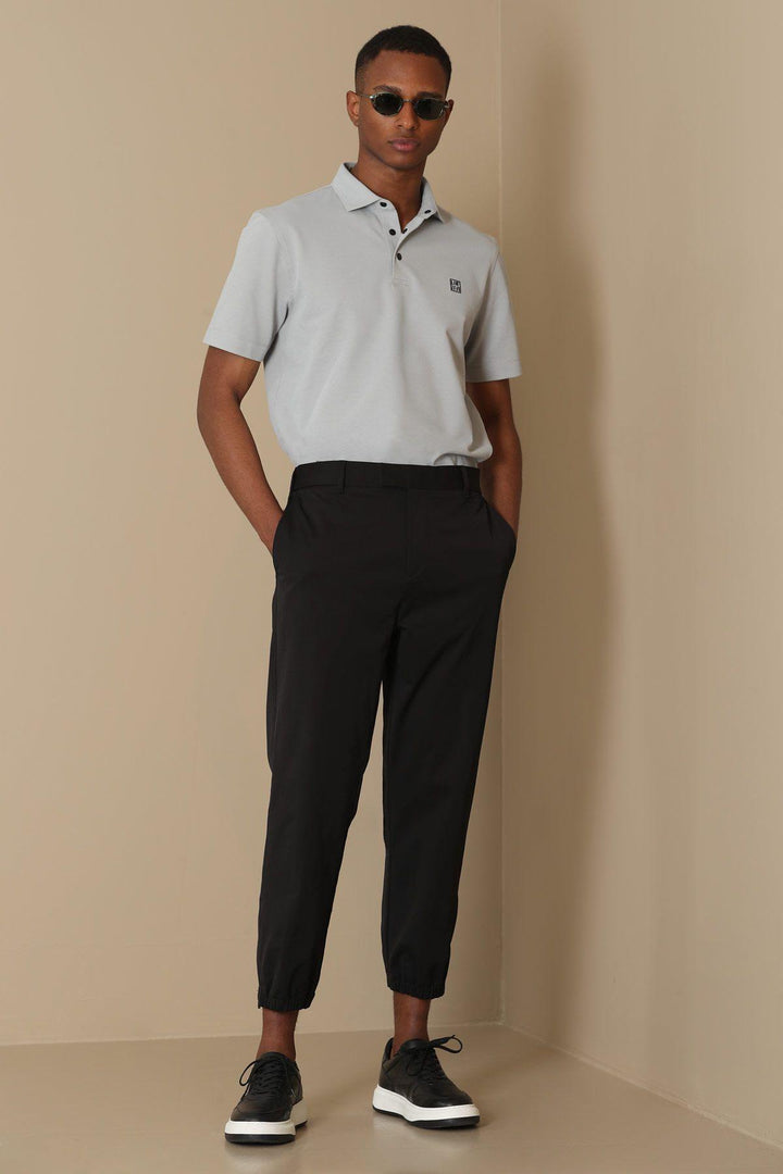 The Classic Gray Cotton Blend Polo Shirt for Men - A Perfect Blend of Style and Comfort! - Texmart