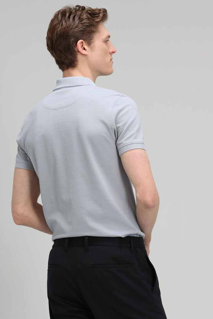 The Classic Gray Knit Polo: Timeless Style and Comfort for Men - Texmart