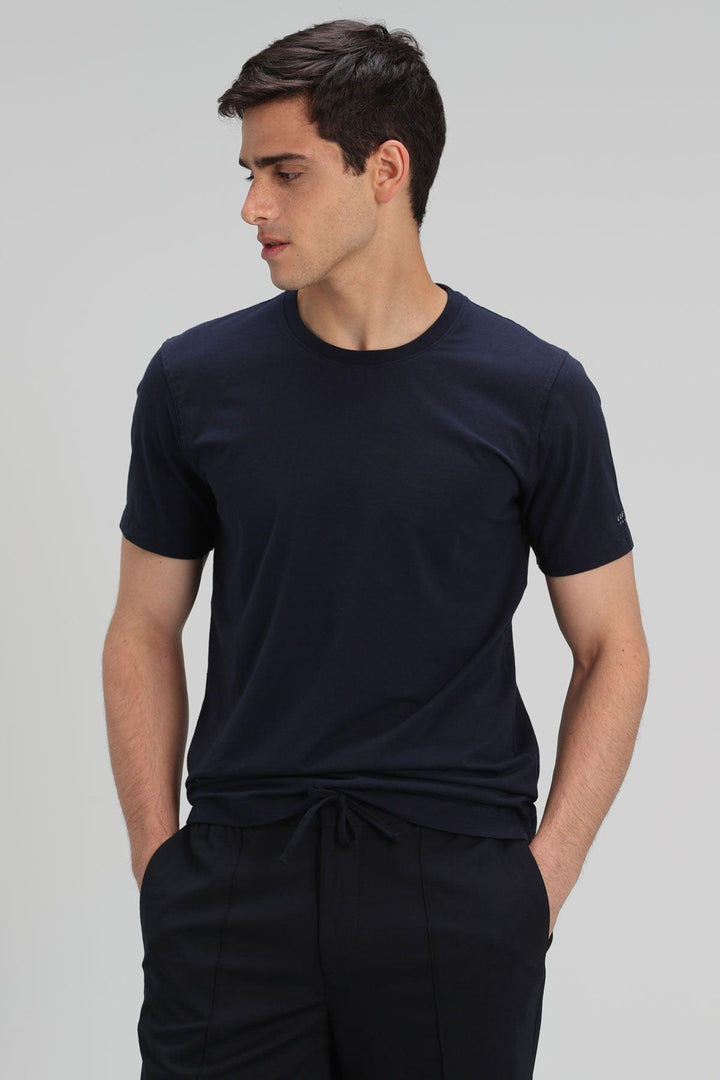 The Classic Navy Blue Essential Men's T-Shirt: Timeless Comfort and Effortless Style - Texmart