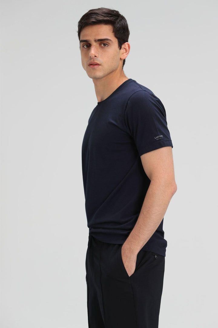 The Classic Navy Blue Essential Men's T-Shirt: Timeless Comfort and Effortless Style - Texmart