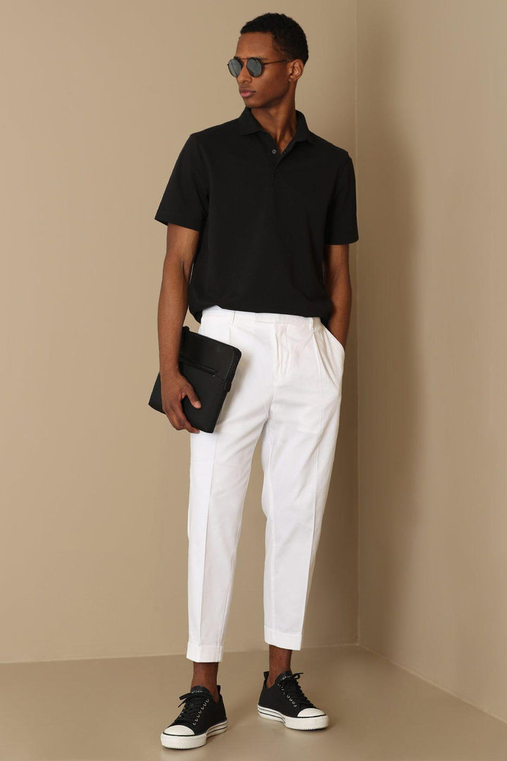 The Classic Noir Men's Polo Shirt: Unleash Timeless Elegance in Sleek Black - Texmart