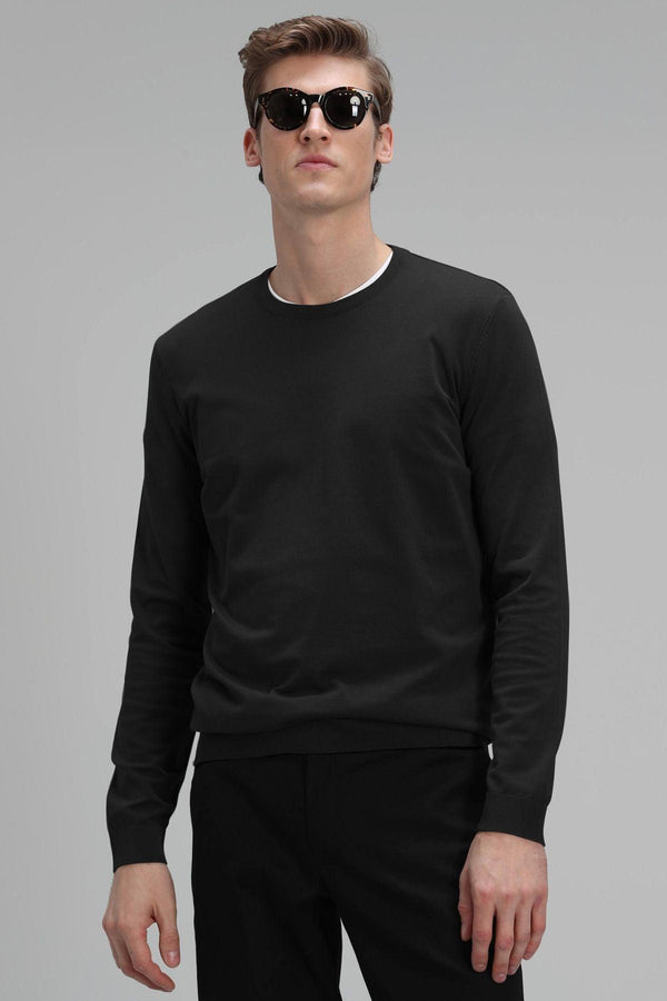 The Classic Noir Men's Triko Sweater: Timeless Warmth and Style - Texmart