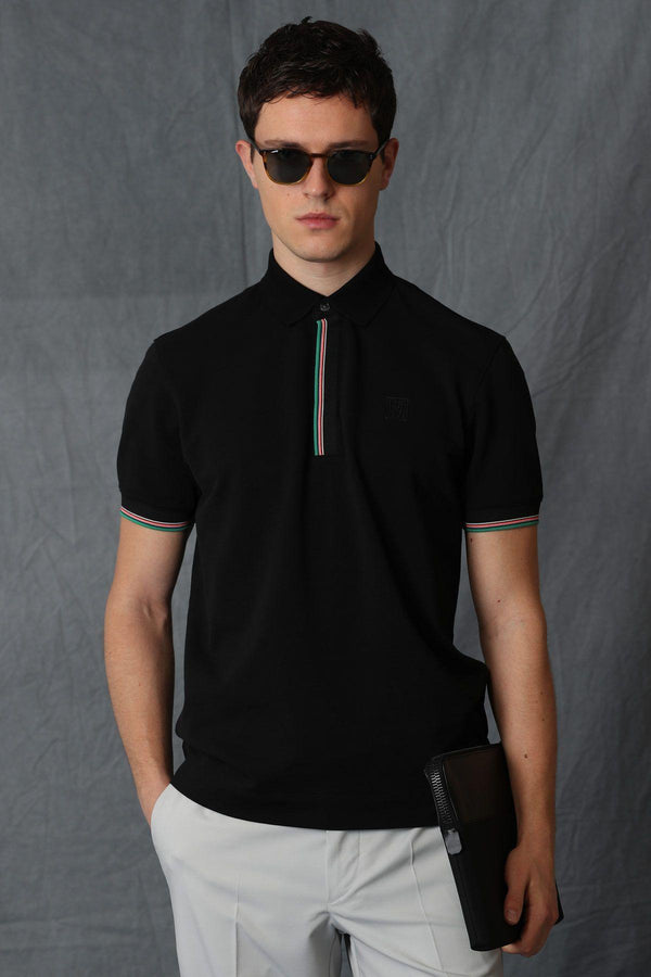 The Classic Noir Polo: A Sophisticated Blend of Style and Comfort for Men - Texmart