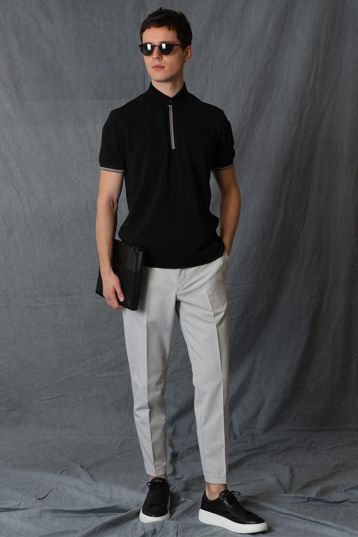 The Classic Noir Polo: A Sophisticated Blend of Style and Comfort for Men - Texmart