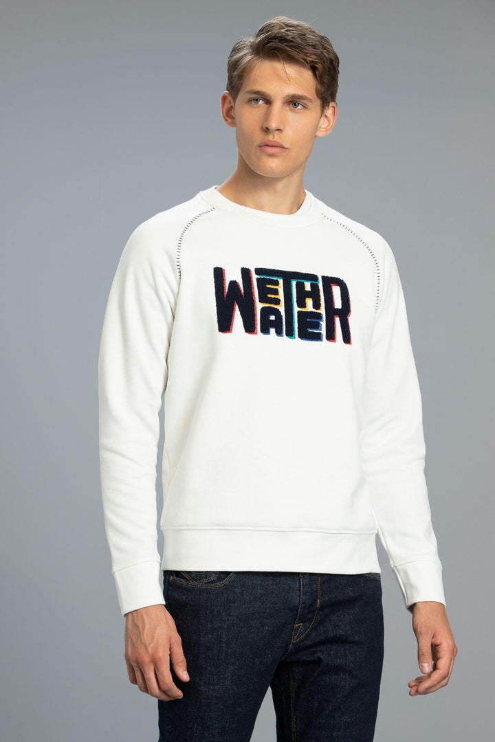 The CozyBlend Men's Off-White Sweatshirt: A Perfect Blend of Comfort and Style - Texmart