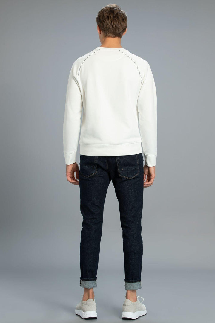 The CozyBlend Men's Off-White Sweatshirt: A Perfect Blend of Comfort and Style - Texmart