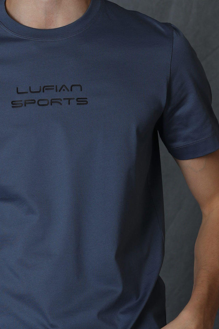 The Dark Blue Modern Graphic T-Shirt: A Stylish Blend of Comfort and Sophistication - Texmart