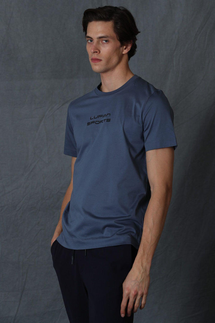 The Dark Blue Modern Graphic T-Shirt: A Stylish Blend of Comfort and Sophistication - Texmart