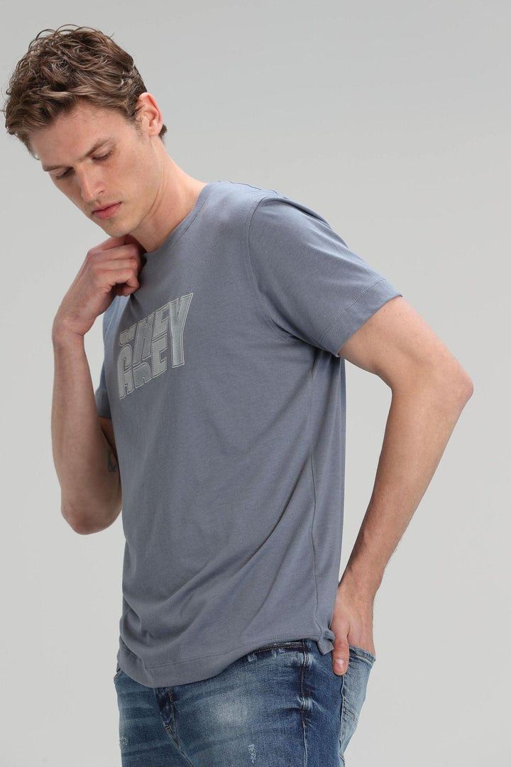 The Essential Comfort Stretch Men's T-Shirt in Dark Gray - The Ultimate Wardrobe Staple! - Texmart