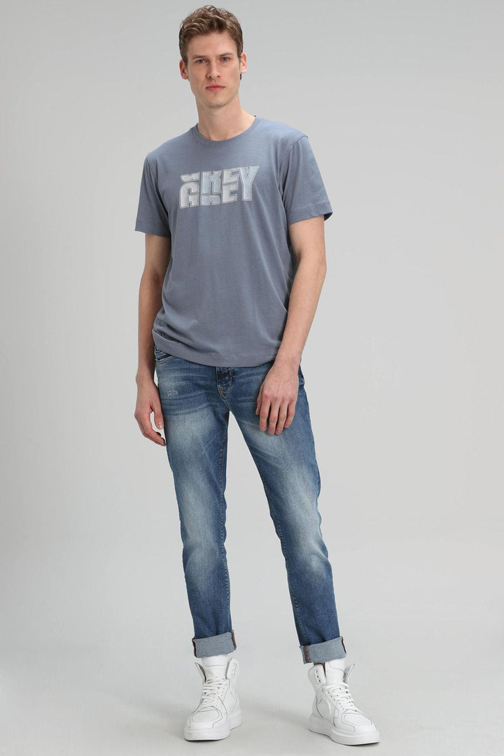 The Essential Comfort Stretch Men's T-Shirt in Dark Gray - The Ultimate Wardrobe Staple! - Texmart