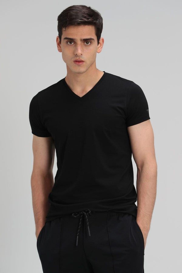 The Essential Men's Black Cotton Blend T-Shirt: The Perfect Fusion of Comfort and Style - Texmart