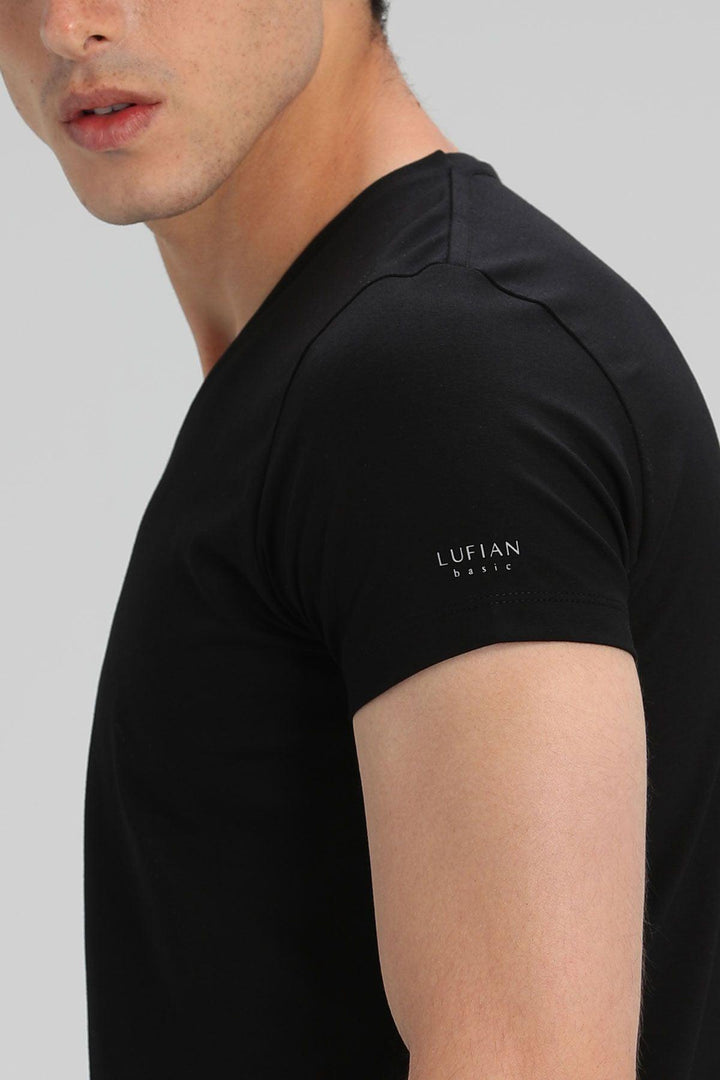 The Essential Men's Black Cotton Blend T-Shirt: The Perfect Fusion of Comfort and Style - Texmart