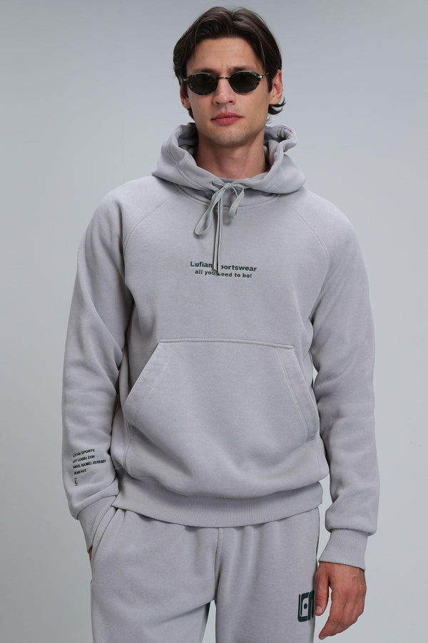 The Grey Knitted Men's Sweatshirt: Cozy Style - Texmart