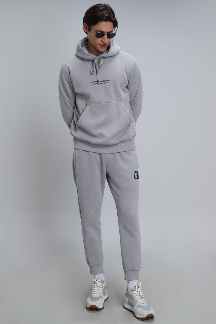 The Grey Knitted Men's Sweatshirt: Cozy Style - Texmart