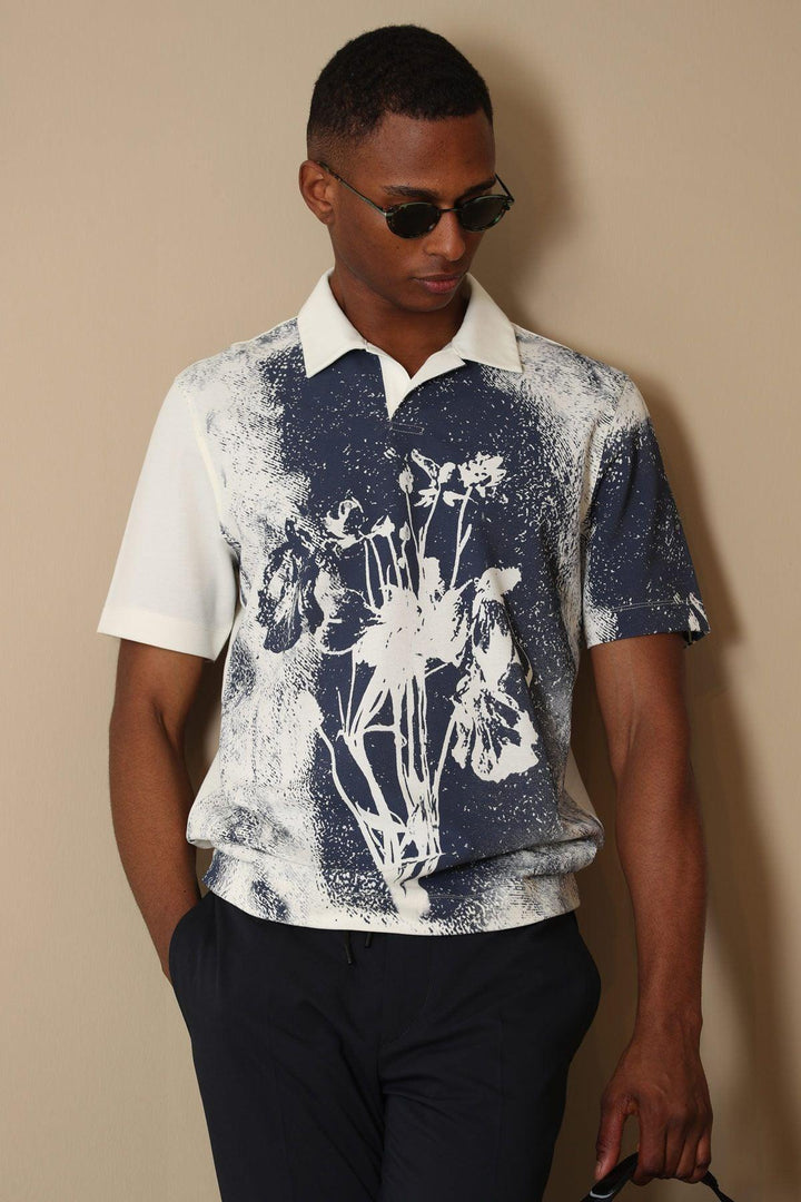 The Ivory Elegance Men's Polo Shirt - Texmart