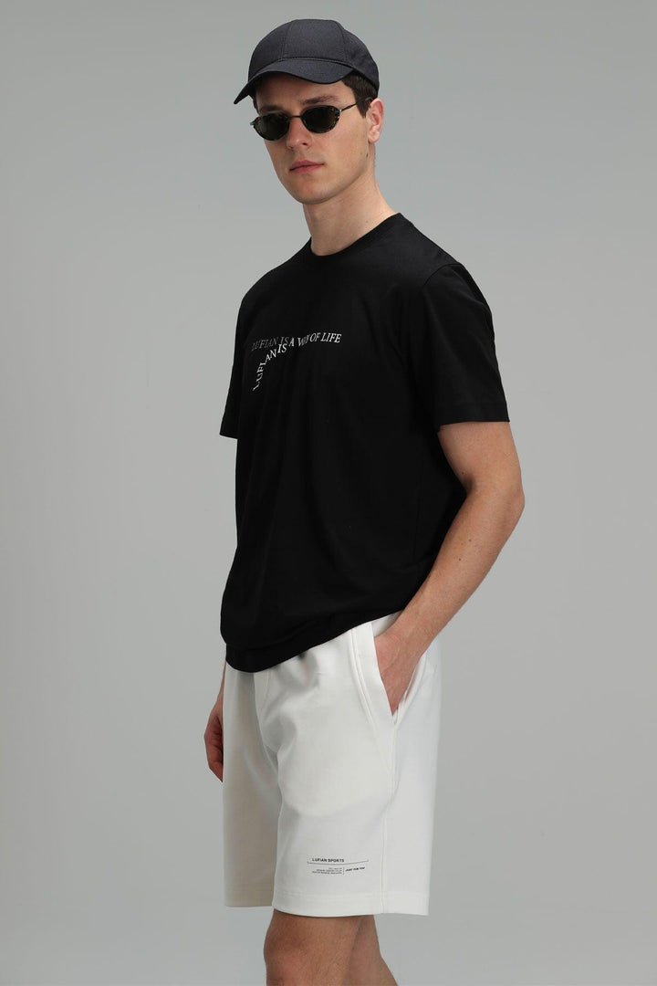 The Midnight Monochrome Graphic Tee: A Modern Masterpiece for the Fashion-Forward Man - Texmart