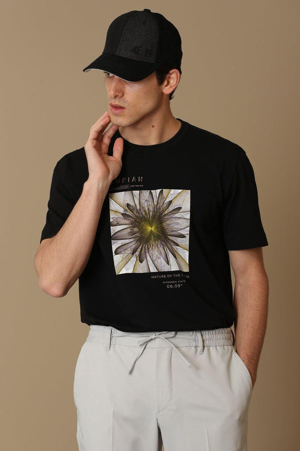 The Modern Edge Graphic Tee: A Stylish Statement in Black - Texmart