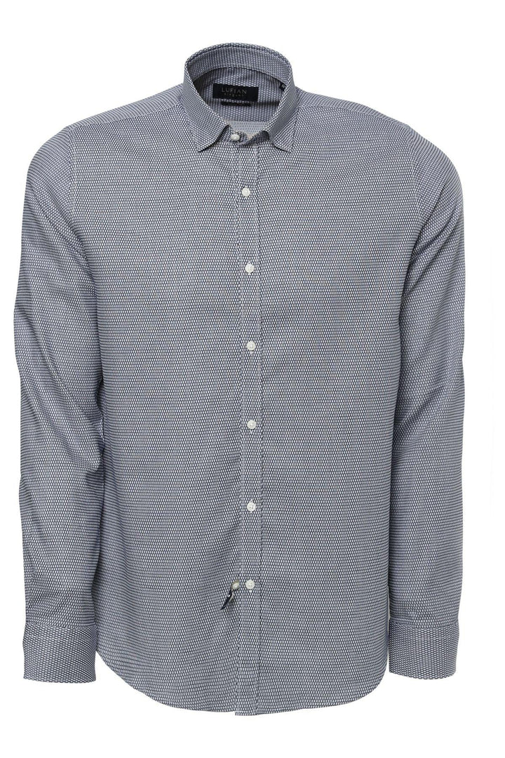 The Navy Blue Elegance: Ville Men's Smart Shirt - Texmart