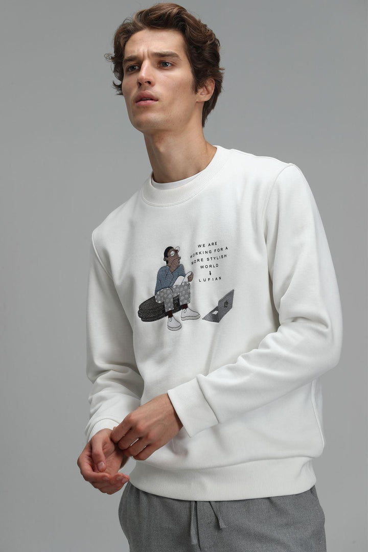 The Off-White Donovan Men's CozyBlend Sweatshirt: A Perfect Blend of Comfort and Style - Texmart