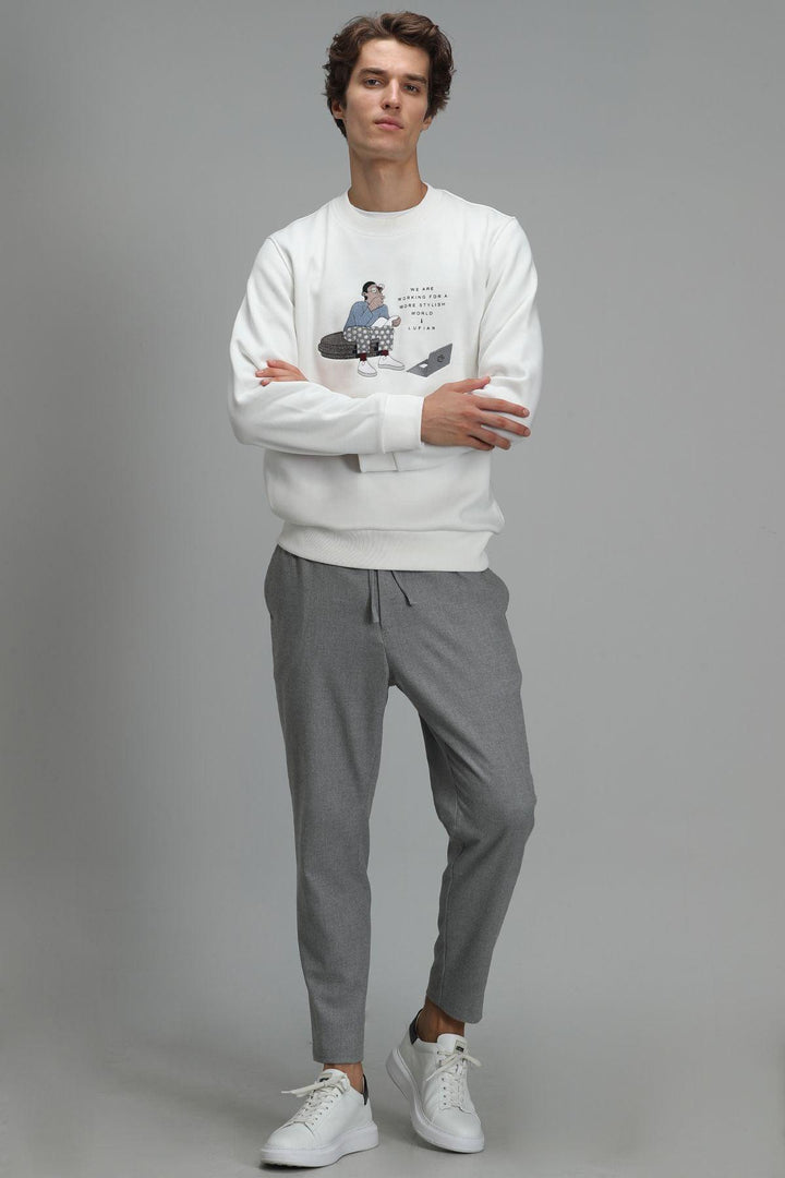 The Off-White Donovan Men's CozyBlend Sweatshirt: A Perfect Blend of Comfort and Style - Texmart