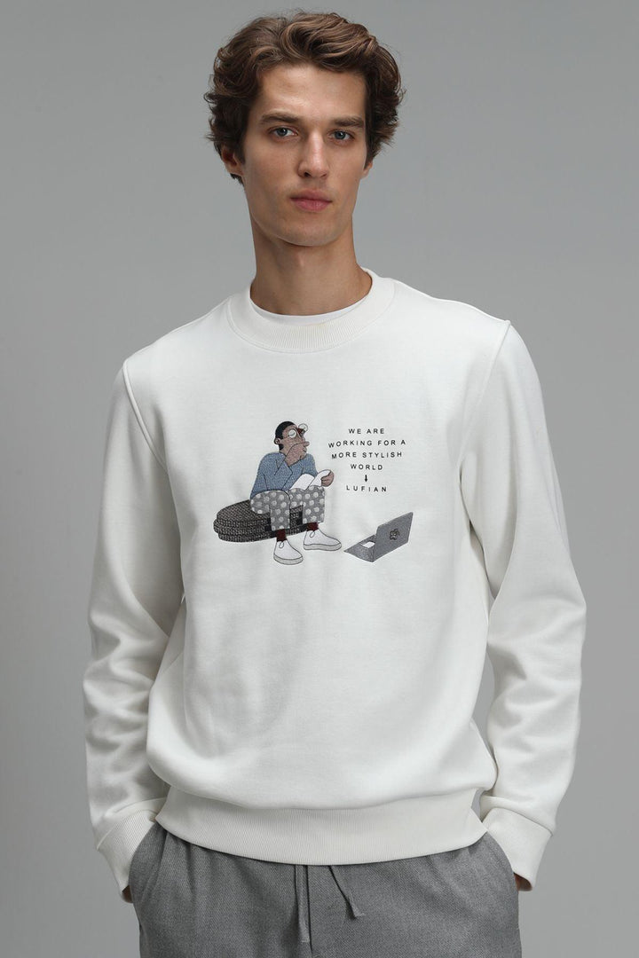 The Off-White Donovan Men's CozyBlend Sweatshirt: A Perfect Blend of Comfort and Style - Texmart