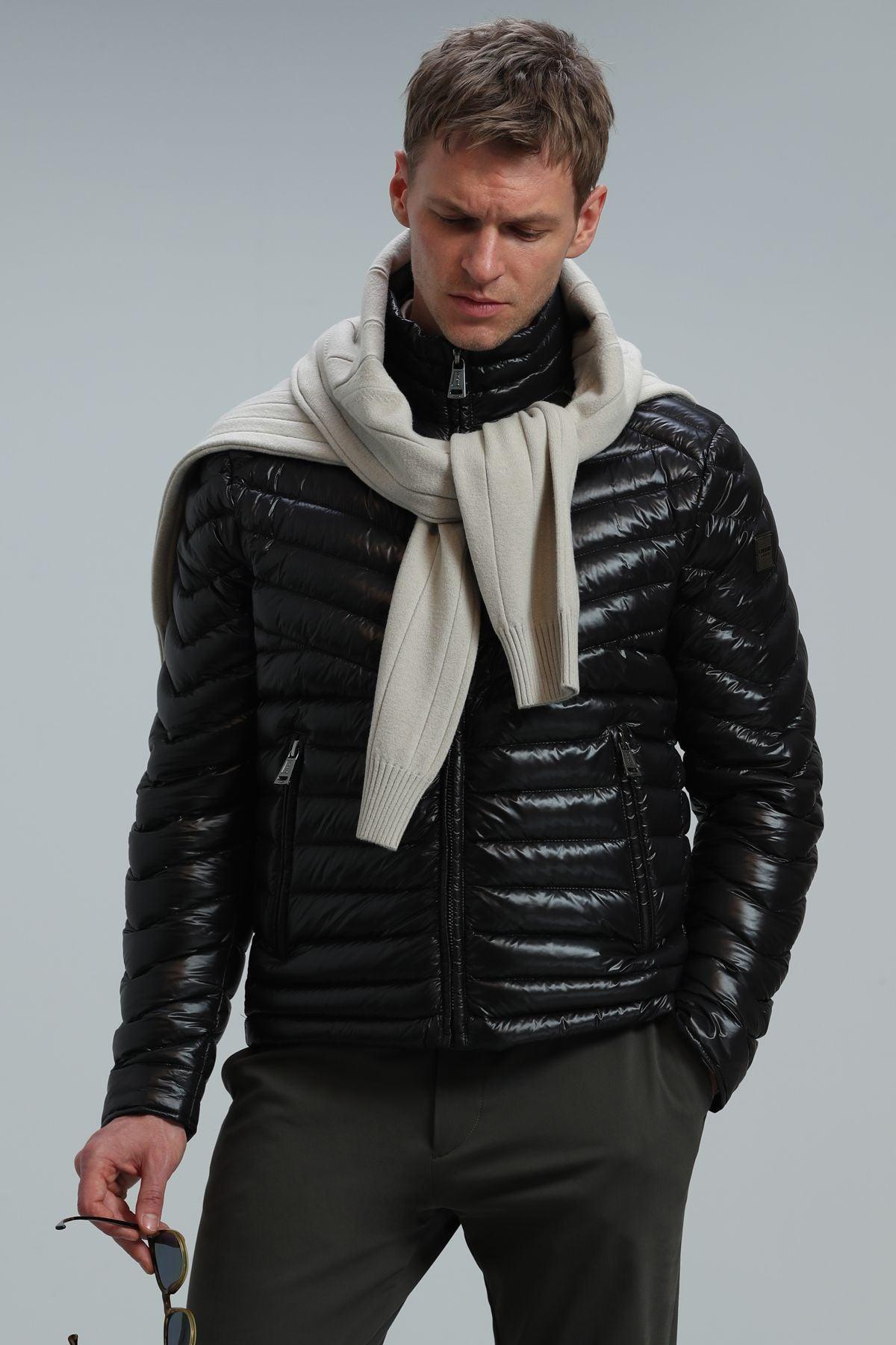 Mens feather sale coat