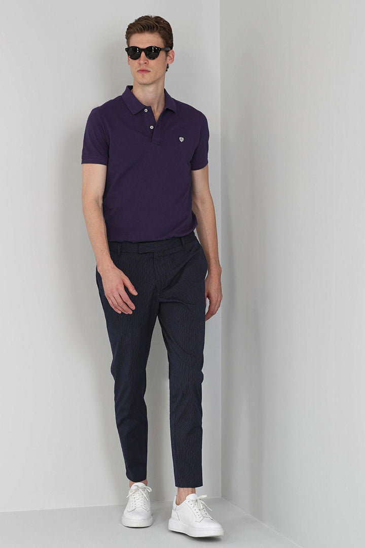 The Regal Plum Men's Cotton Polo Shirt: Elevate Your Style Game with Comfort and Sophistication - Texmart