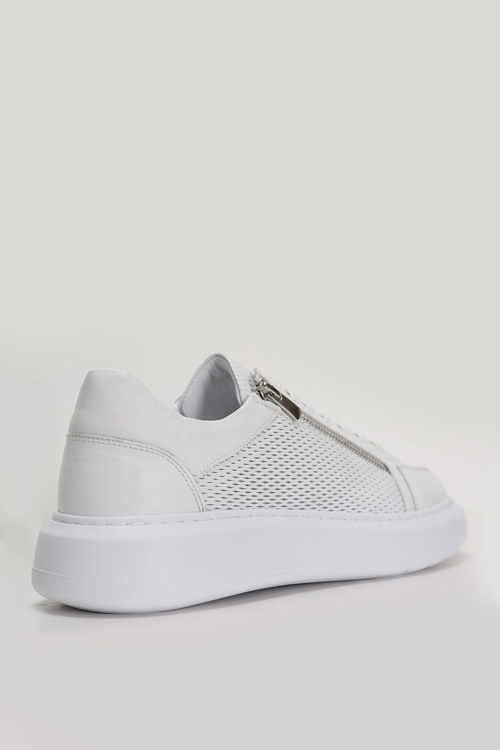 The Sentire Classic White Leather Sneakers: Timeless Style and Unmatched Comfort - Texmart