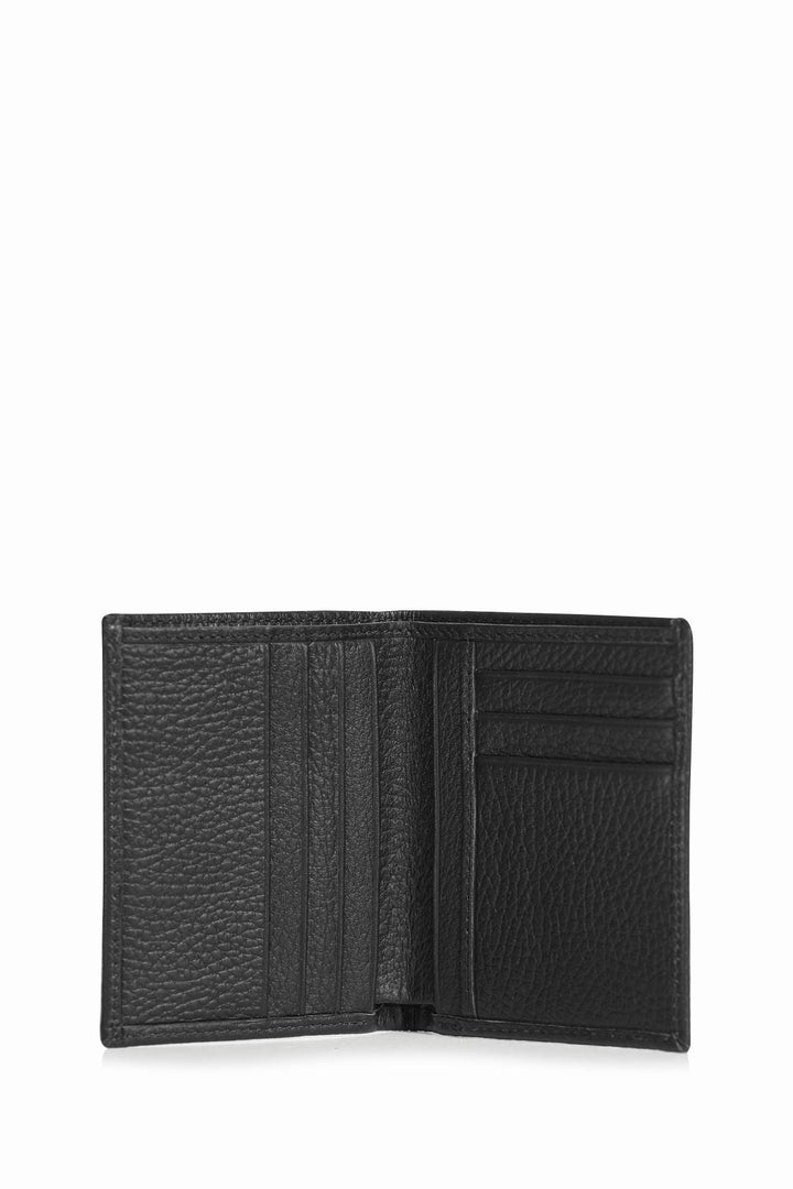 The Sophisticate Men's Genuine Leather Card Holder - Black Elegance - Texmart