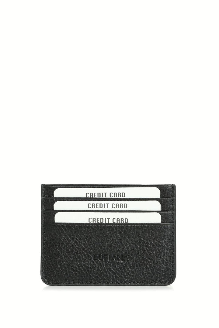 The Sophisticated Alferd Men's Genuine Leather Card Holder: A Stylish Essential for Organized On-the-Go Convenience - Texmart
