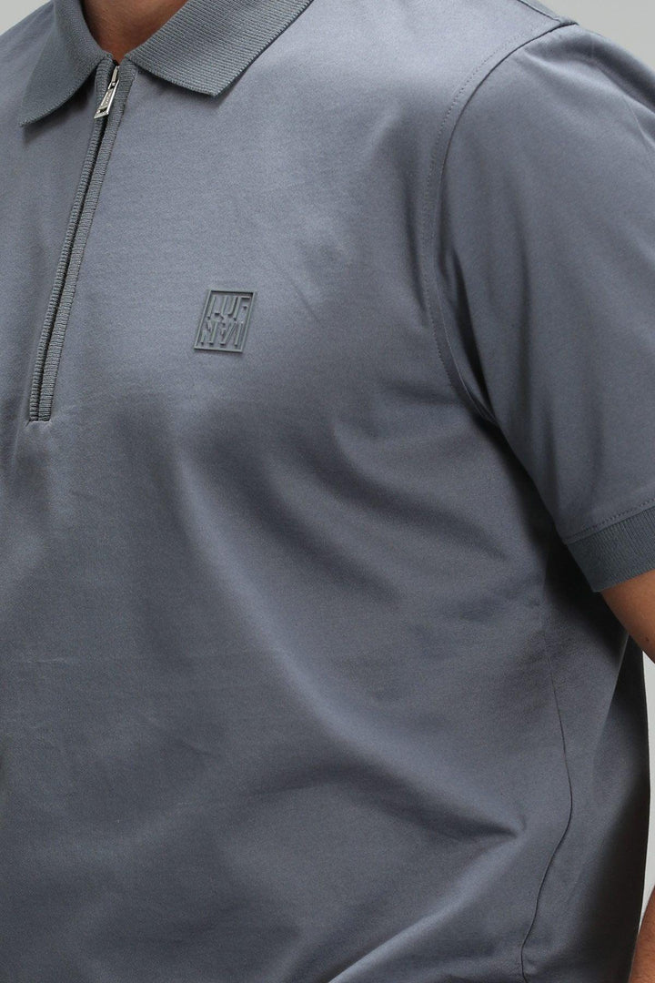 The Sophisticated Gray Cotton Polo Shirt: Elevate Your Style with Timeless Comfort - Texmart