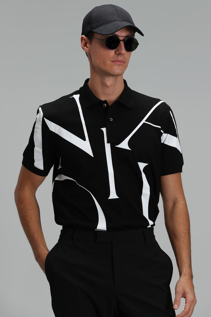 The Ultimate Classic Flex Polo: Men's Black Sports Polo T-Shirt - Texmart