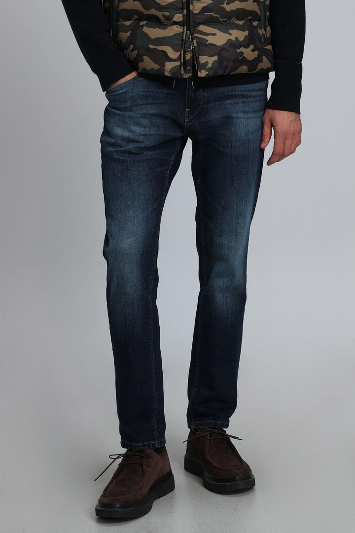 The Versatile Blue Classic: Premium Men's Regular Fit Denim Trousers - Texmart