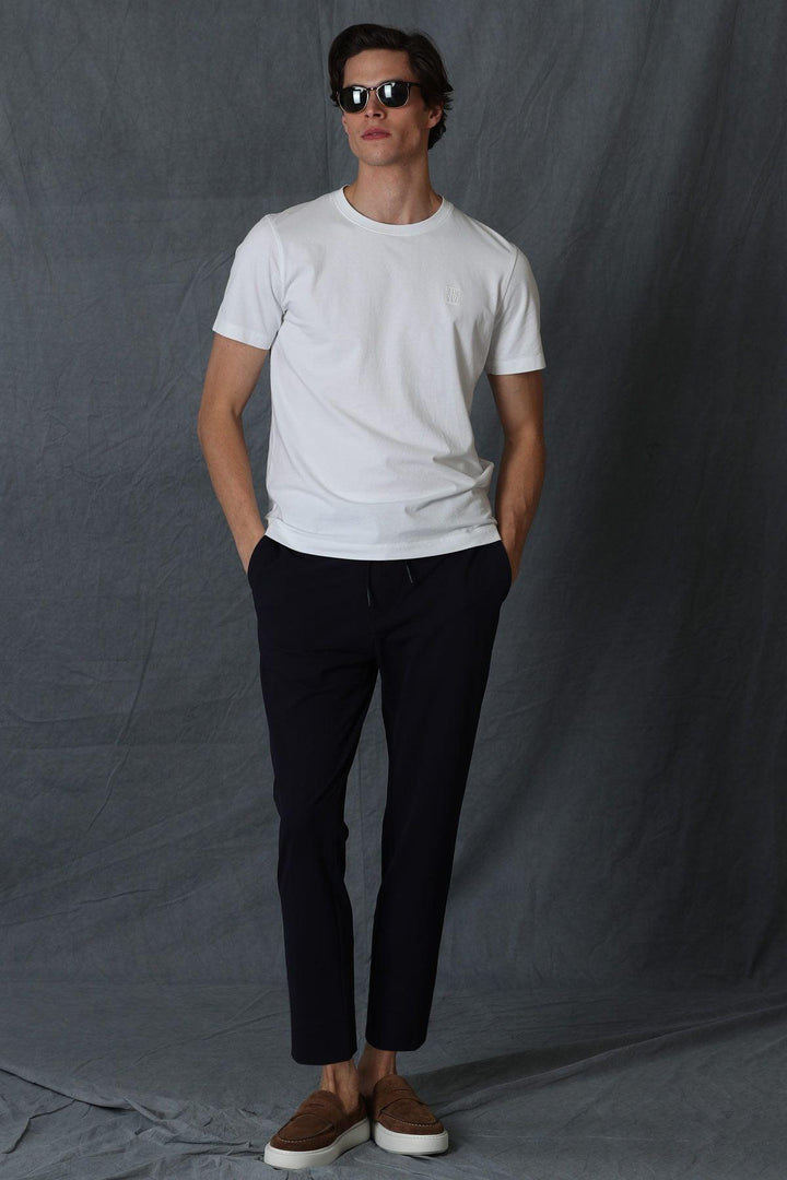 The Versatile White Cotton Blend Graphic Tee for Modern Men - Texmart