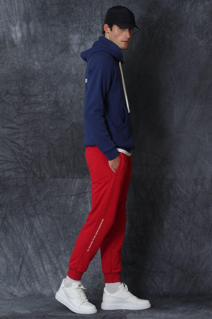 Ultimate Comfort and Style: Crimson Fusion Men's Sweatpants - Texmart