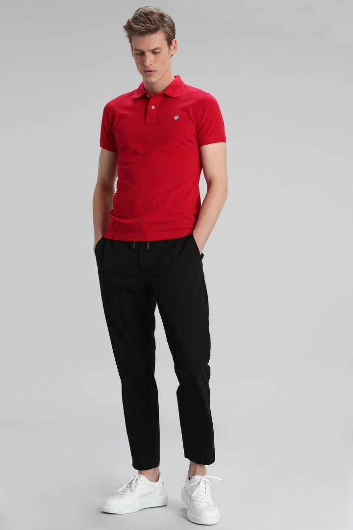 Vibrant Crimson Classic Polo: A Stylish Essential for Men - Texmart